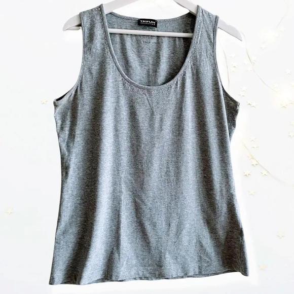 Taifun Collection Rhinestones  Tank Large - Picture 1 of 5
